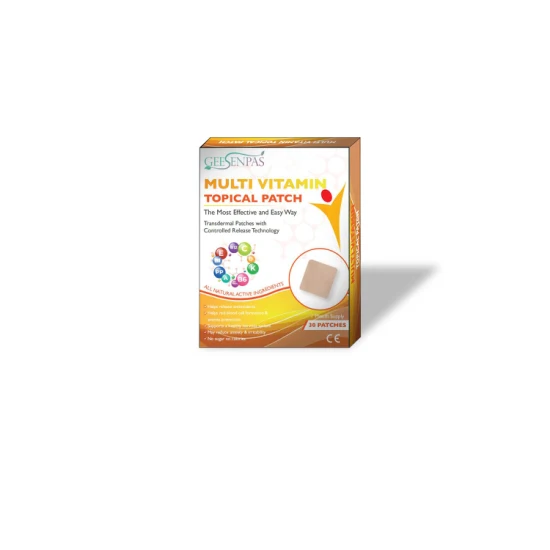 Parche tópico multivitamínico para productos de salud, parches para suplementos vitamínicos